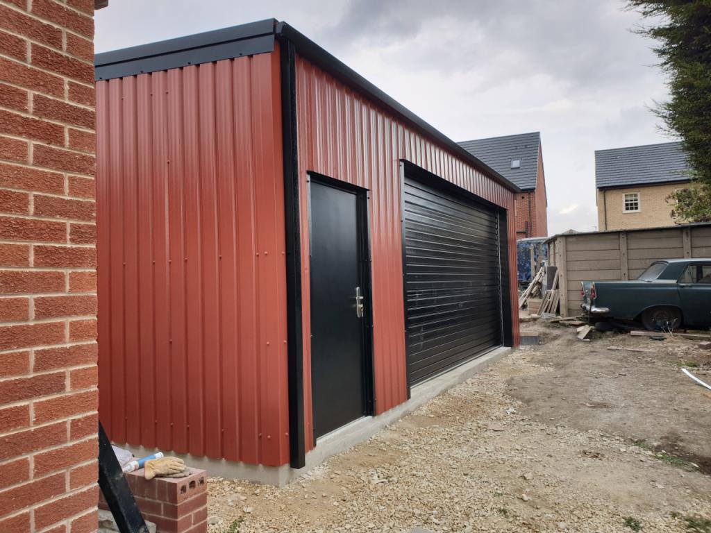 Domestic Steel Building Featherstone west yorkshire